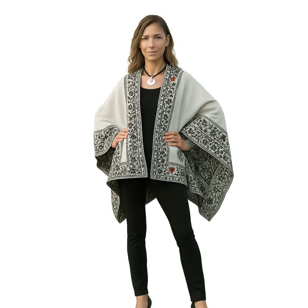 Reversible Ruana | Natural Comfort in Everyday Use