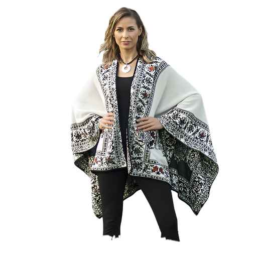 Photo of Reversible Ruana Sweater Cape