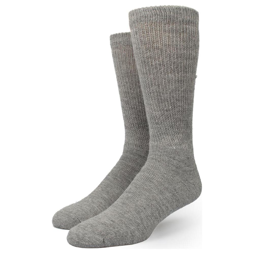 Photo of socks on manaquin with white background showing below the knee