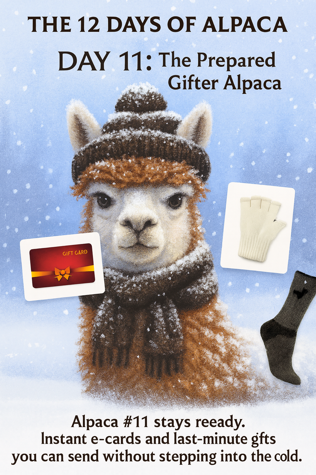 12 Days of Alpaca Day 11 — The Prepared Gifter Alpaca