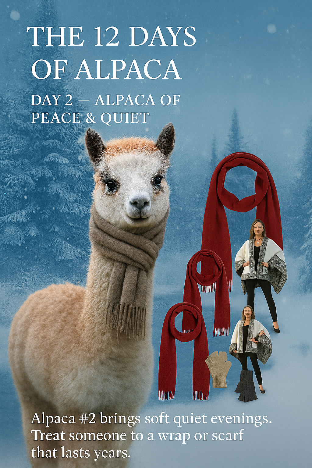The 12 Days of Alpaca Day 2 - Alpaca of Peace & Quiet