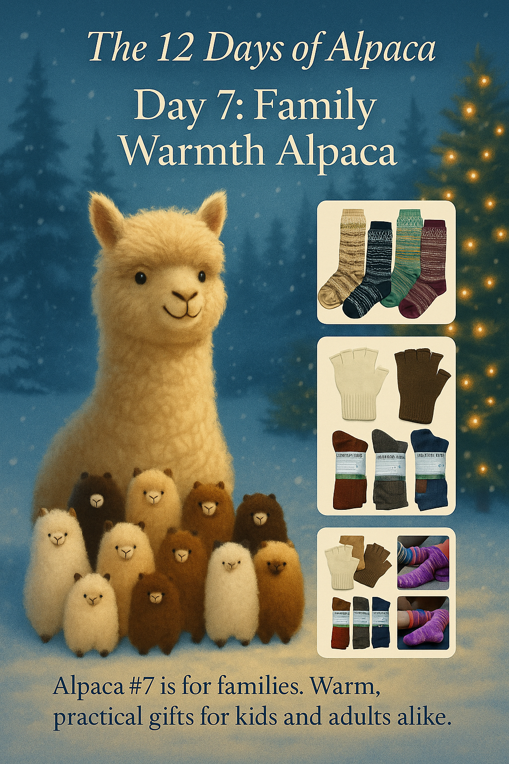 12 Days of Alpaca Day 7: Family Warmth Alpaca