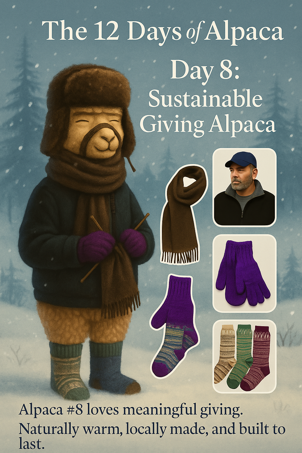 12 Days of Alpaca Day 8: Sustainable Giving