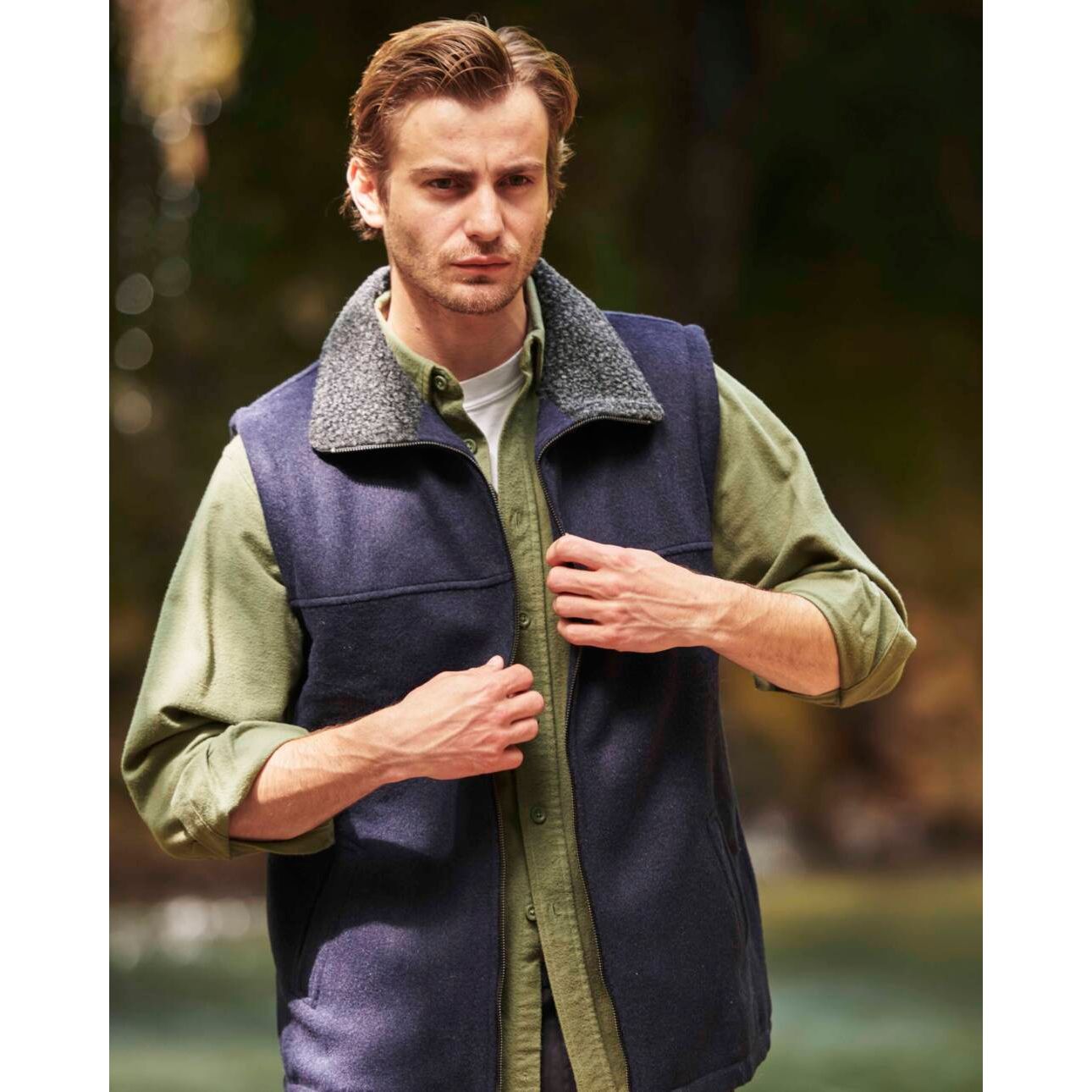Ladies Zip Vest | Alpaca Blend